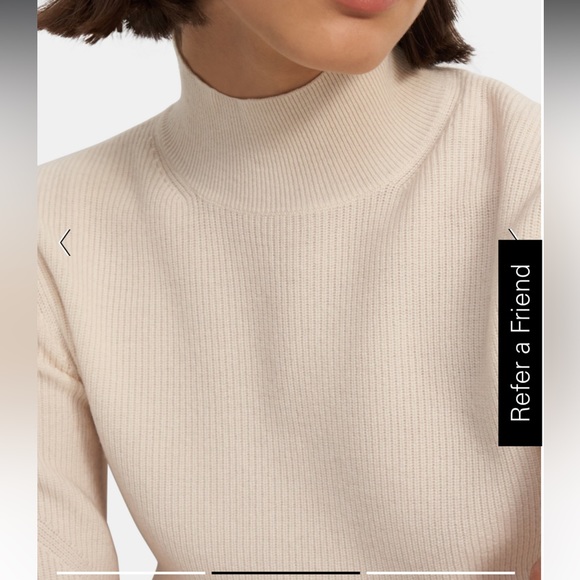 NWT Theory rib knit mock neck sweater - Picture 6 of 8